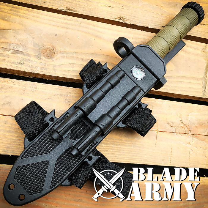 Tactical Hunting Fixed Blade Army Survival Knife