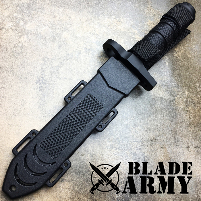 Tactical Survival Rambo Hunting Fixed Blade Bowie Knife