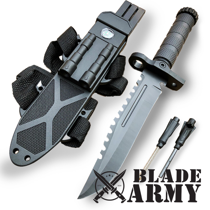 Tactical Hunting Fixed Blade Army Survival Knife