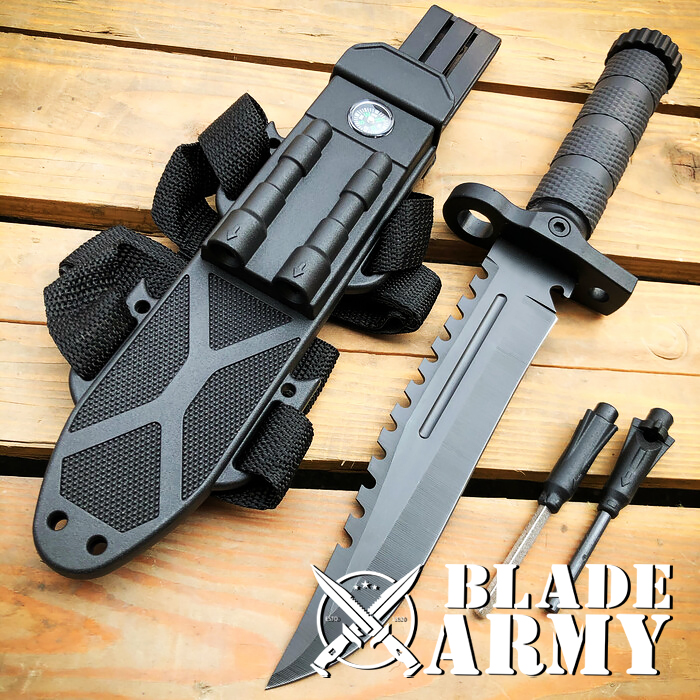 Tactical Hunting Fixed Blade Army Survival Knife