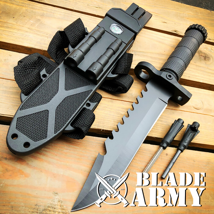 Tactical Hunting Fixed Blade Army Survival Knife