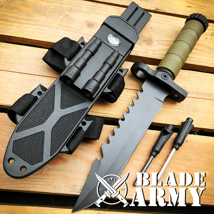 Tactical Hunting Fixed Blade Army Survival Knife